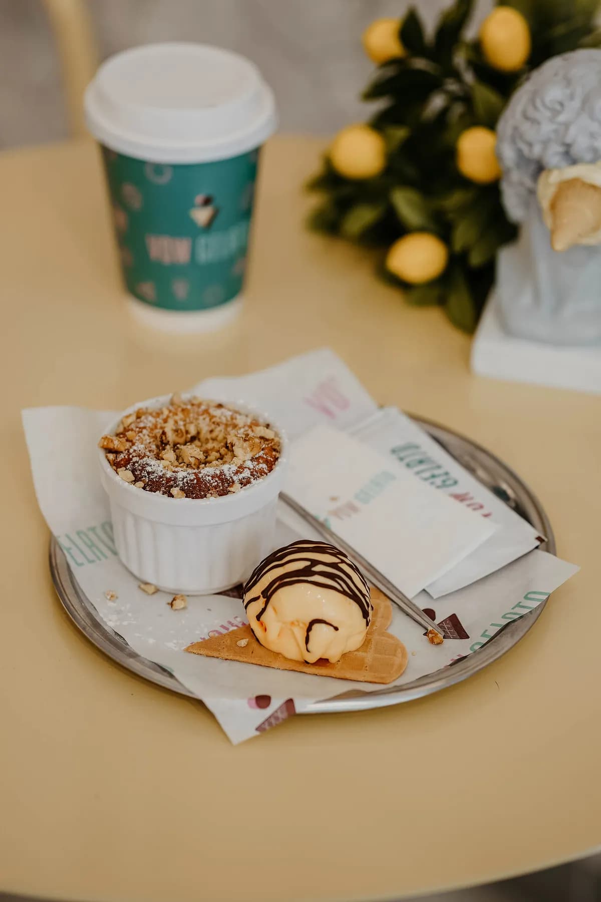 Tahinli Cevizli Sufle